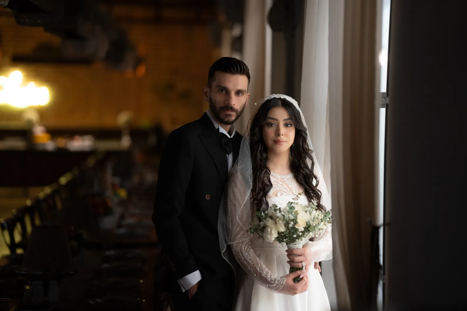 عروس و داماد در قاب گرم و سینمایی